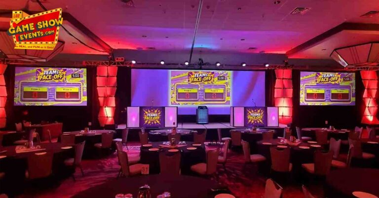 game show at a corporate event