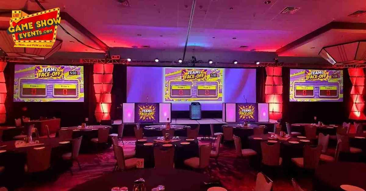 game show at a corporate event